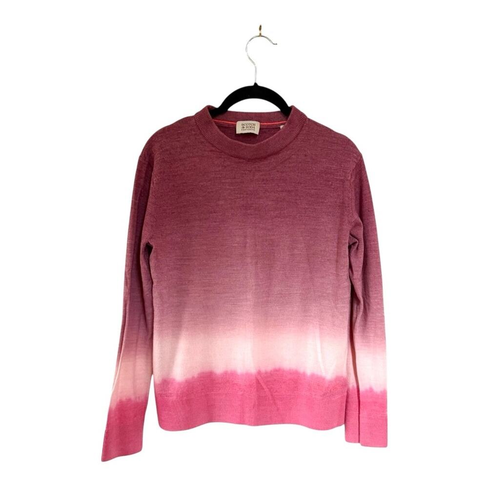 SCOTCH & SODA Gradient Tie-Dye Wool-Blended Sweater Size M